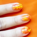 color blend nail art