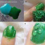 dew drops nail art