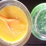 hydrating face pack orange