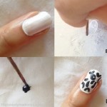 leopard print nail steps