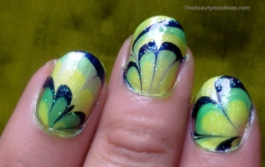 butterfly wings nail water1