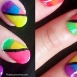 ombre nail design polychromatic (2)