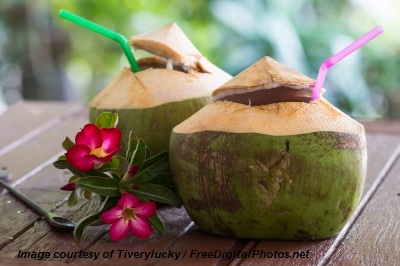 summer tips coconut water