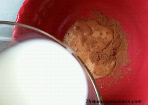 chocolate face pack