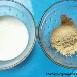 milk face pack