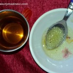 sugar and green tea scrub