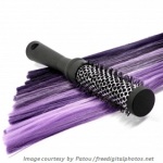 greying hair