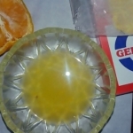 orange peel off face mask