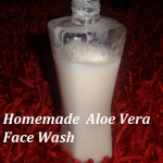 homemade aloevera face wash