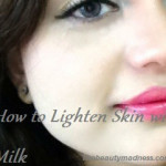 lighten skin with milk
