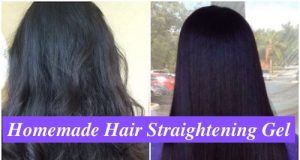 Homemade Hair Straightening Gel for Smooth, Straight & Shiny Hair