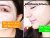 Flawless whitening & glowing mask works in 20 minutes