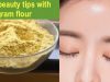 6 quick beauty tips with gram flour!