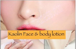 This kaolin face & body lotion can lighten & brighten your skin naturally!