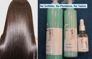 Freewill Customized Hair Care Kit Review For Indian Hair :No Sulfates. No Parabens. No Toxins