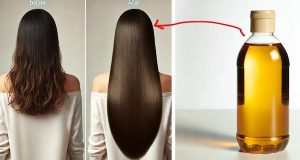Create this powerful hair oil at home and apply it at night for massive, long, thick hair growth