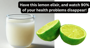Have this lemon elixir, and watch 90% of your health problems disappear!