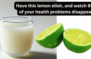 Have this lemon elixir, and watch 90% of your health problems disappear!